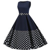 A Line Summer Round Neck Sleeveless Casual Party Dress