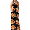 Flower Pockets Maxi Dress