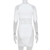Sexy Sheer Mesh See Through Women's Mini Dress Bodycon Pencil Dresses