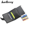 Baellerry Credit Card Wallet Slim RFID Blocking Credit Card Holder Minimalist Wallet Aluminum Purse