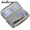 Baellerry S1523 New Patchwork Canvas Portable Clutch Wallet for Men