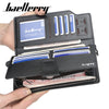 Baellerry 171-2 Solid Color Cell Phone Money Photo Card Clutch Wallet for Men