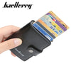 Baellerry Credit Card Wallet Slim RFID Blocking Credit Card Holder Minimalist Wallet Aluminum Purse