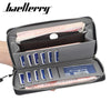 Baellerry S1523 New Patchwork Canvas Portable Clutch Wallet for Men