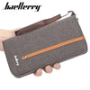 Baellerry S1523 New Patchwork Canvas Portable Clutch Wallet for Men