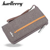 Baellerry S1523 New Patchwork Canvas Portable Clutch Wallet for Men