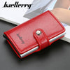 Baellerry Credit Card Wallet Slim RFID Blocking Credit Card Holder Minimalist Wallet Aluminum Purse