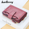 Baellerry N2349 Women Short Wallet PU Leather Clutch Card Holder