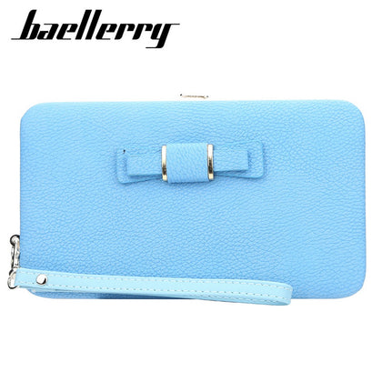 Baellerry Bowknot Fashion Multifunction Women Clutch Wallet