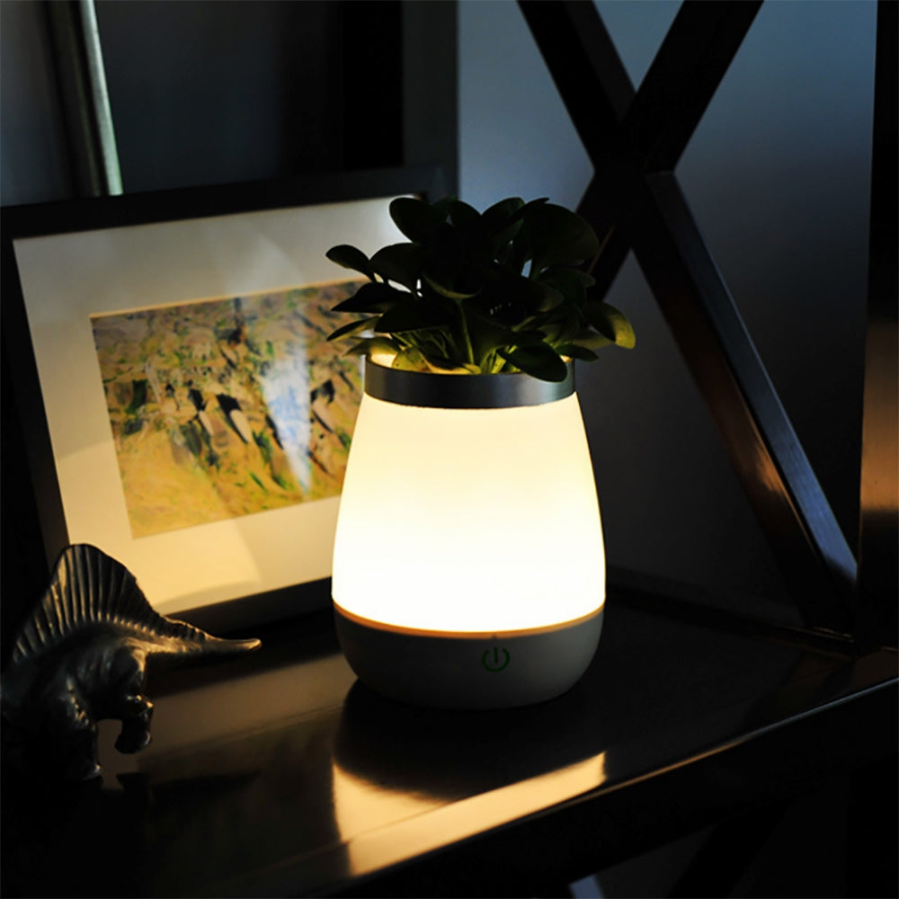 BRELONG LED Vase Night Light Indoor Desktop Flower Decor  Aquarium Light