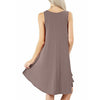 Sleeveless Round Neck Swing Dress