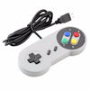 2Pcs Game Controller for Super SNES USB Classic Gamepad