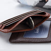 Baellerry PU Leather Ultra Slim Card Cash Coin Holder Large Capacity Wallet