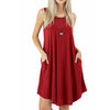 Sleeveless Round Neck Swing Dress