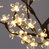 0.45M/17.72Inch 48LEDS Cherry Blossom Desk Top Bonsai Tree Light, Perfect for Home Festival Party Wedding