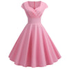 Sweetheart Neck Vintage Fit and Flare Dress