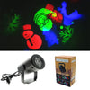 New High Quality LED Projector Flashlight Landscape Outdoor Xmas Party Garden Film Lamp 4 Pattern