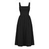 Women Long Dress Summer Sexy Casual Ruched Slip Midi Sundresses
