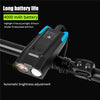 USB Rechargeable LED Bicycle Headlight with Horn Smart Sensor High Brightness Flashlight Multifunctional