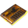 6089A 45 in 1 Interchangeable Screwdriver Tool Set with Tweezer Hard Extension Shaft