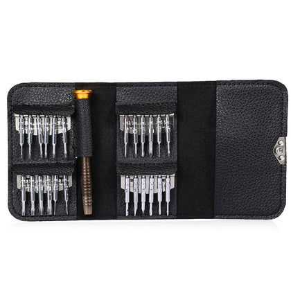 25 in 1 Precision Torx Screwdriver Wallet Repair Tool Set for Laptop Cellphone Electronics Device