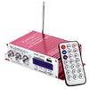 HY - 502 12V 2CH Hi-Fi Stereo Output Power Amplifier USB / SD Card Player