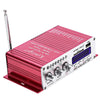 HY - 502 12V 2CH Hi-Fi Stereo Output Power Amplifier USB / SD Card Player