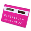 1PC Mini Slim Credit Card Pattern Solar Power Pocket Calculator