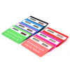 1PC Mini Slim Credit Card Pattern Solar Power Pocket Calculator