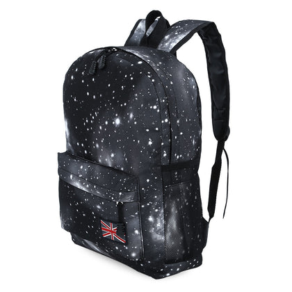Brilliant Cosmos Print Unisex School Shopping Travel Portable Backpack
