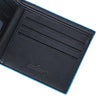 Baellerry Trendy Pure Color Men Short Open Cash Photo Card Wallet