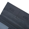 Baellerry Thin Soft Solid Color Long Vertical Photo Cash Card Wallet for Men