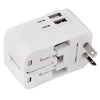 HHT202 Multifunctional Travel Adapter International Plug Dual USB Charging Port Universal AC Socket Drop Protection Bag