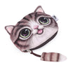 Guapabien Cartoon Cat Zipper Design Workmanship Coin Purse for Ladies