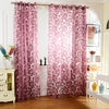 100 x 250cm European Flower Printed Tulle Window Curtains Home Decor