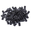 100pcs / Lot Outdoor Survival Paracord Bracelet Accessory Curved Plastic Button Buckle