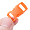 100pcs / Lot Outdoor Survival Paracord Bracelet Accessory Curved Plastic Button Buckle