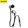 AWEI ES910i 3.5MM Plug Stereo Music Deep Bass In-ear Earphones Headphones