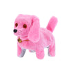 Electronic Walking Barking Dog Doll Toy with Flash Light Eye Birthday Christmas Gift for Baby