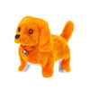 Electronic Walking Barking Dog Doll Toy with Flash Light Eye Birthday Christmas Gift for Baby