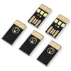 5PCS 0.2W 3 x SMD 2835 22Lm USB LED Light Portable Camping Lamp