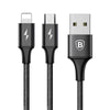 Baseus Rapid Series Micro USB 8 Pin Charging Data Cable 1.2M