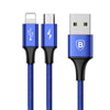 Baseus Rapid Series Micro USB 8 Pin Charging Data Cable 1.2M