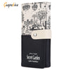 Guapabien Landscape Image Print Letter Embellishment Snap Fastener Long Clutch Wallet