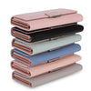 Baellerry Foldable Long Clutch Wallet Card Holder for Women