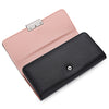 Baellerry Foldable Long Clutch Wallet Card Holder for Women