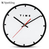 M.Sparkling Creative Acrylic Minimalism Mute Wall Clock
