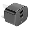 Baseus Funzi Dual USB 2.4A Smart Travel Charger UK Plug