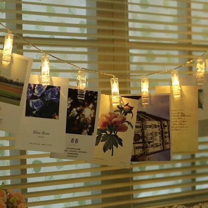 BRELONG Photo Clip String Light Battery Powered Perfect Anniversary Ornament for Hanging Pictures / Notes / Artwork