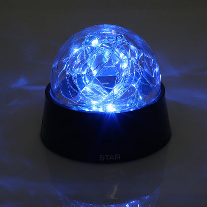 Crystal Ball Shape Firework Sparkle Desk Lamp
